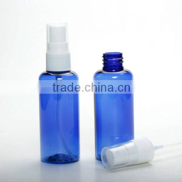 Spray cap PET bottle 70ml Blue Clear