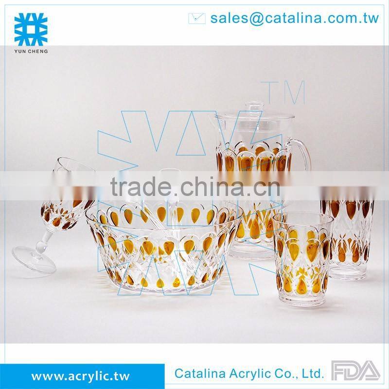 ACRYLIC AS SALAD BOWL