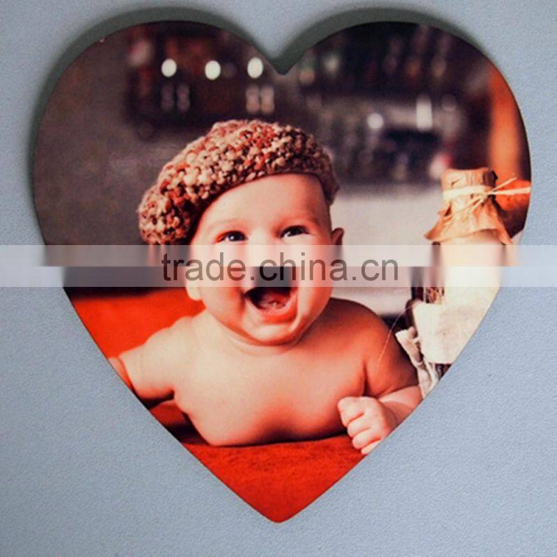 Round sublimation hardboard fridge magnet