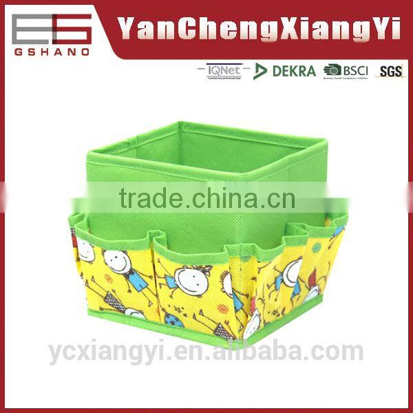 fabric Storage bin with handles/decorative storage box/fabric storage basket