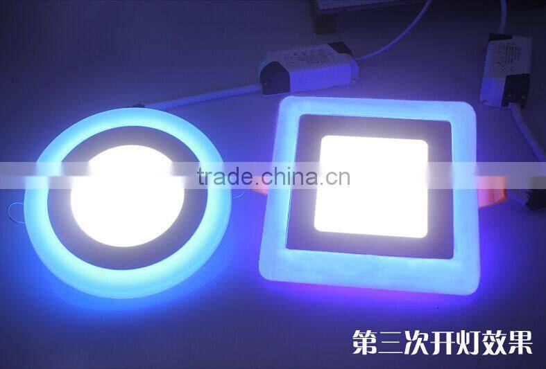 high quality double color 6+3w LED panel light EPIATSR chip