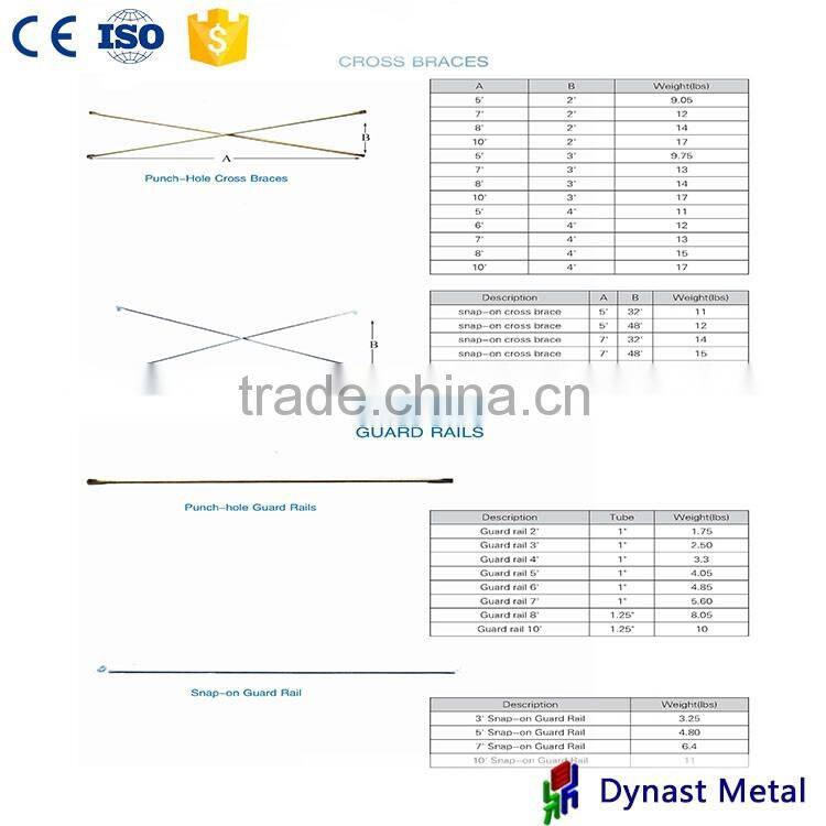 Made in China Wuxi scaffolding constructions Q235 steel hot sale hot dip galvanized Mason H ladder frame scaffolding