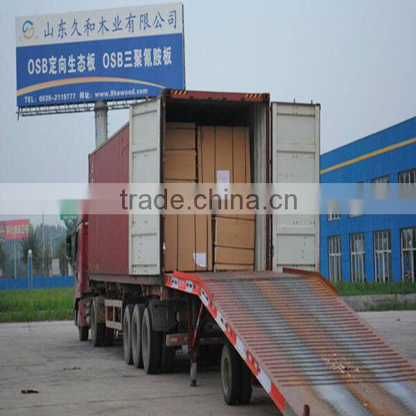 Phenolic 12mm OSB-3 board from JIUHE OSB factory
