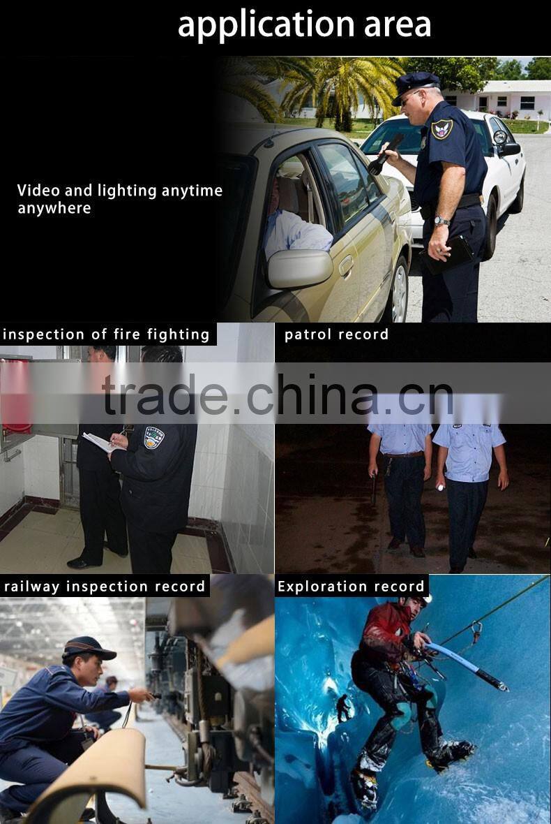 digital video flashlight manufacture suppy IP66