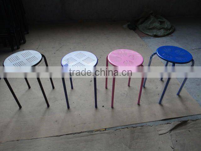 Round Stack Metal Stool