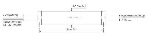 Filter Wavelength Division Multiplexer FTTH/FTTx 1310+1490/1550nm FWDM Filter WDM OEM factory