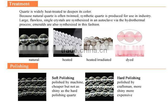 AAA Grade natural round clear quartz frosted beads 10mm