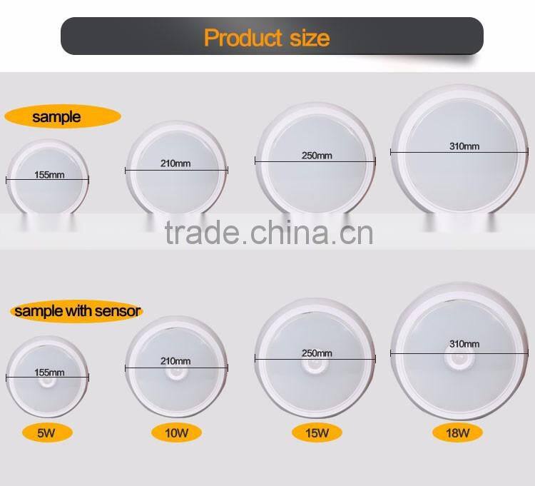 10W IP20 led Round-ceiling light