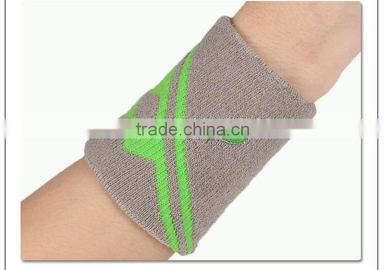 Sports Terry Cloth Cotton Wristband Custom Sweatband