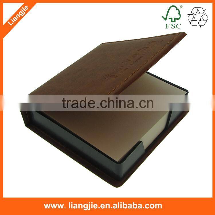 custom advertising pu holder memo pad,notepad,writing pad