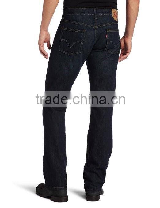 Wholesale Men's Top branded classic 100% cotton straight jeans pants