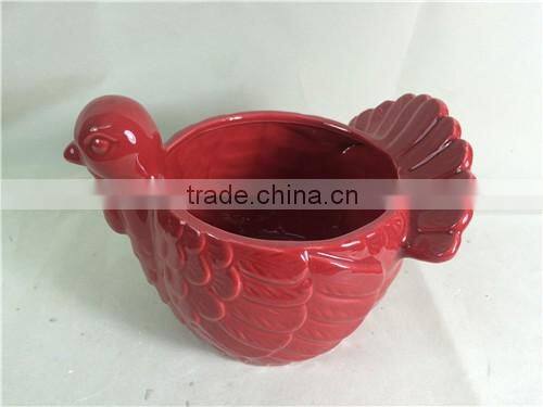 Easter /Flower Plant Pot/Cup/Bowl turkey /Ceramic/Porcelain for daily use