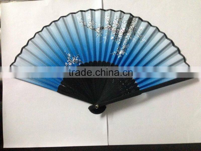 Bamboo silk fan craft fan lady elegant hand fan