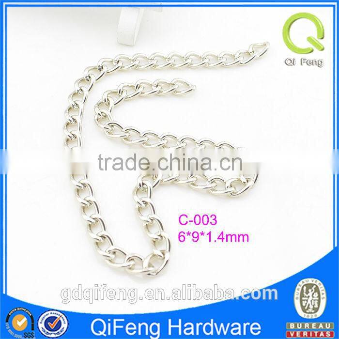 silver metal wallet chain