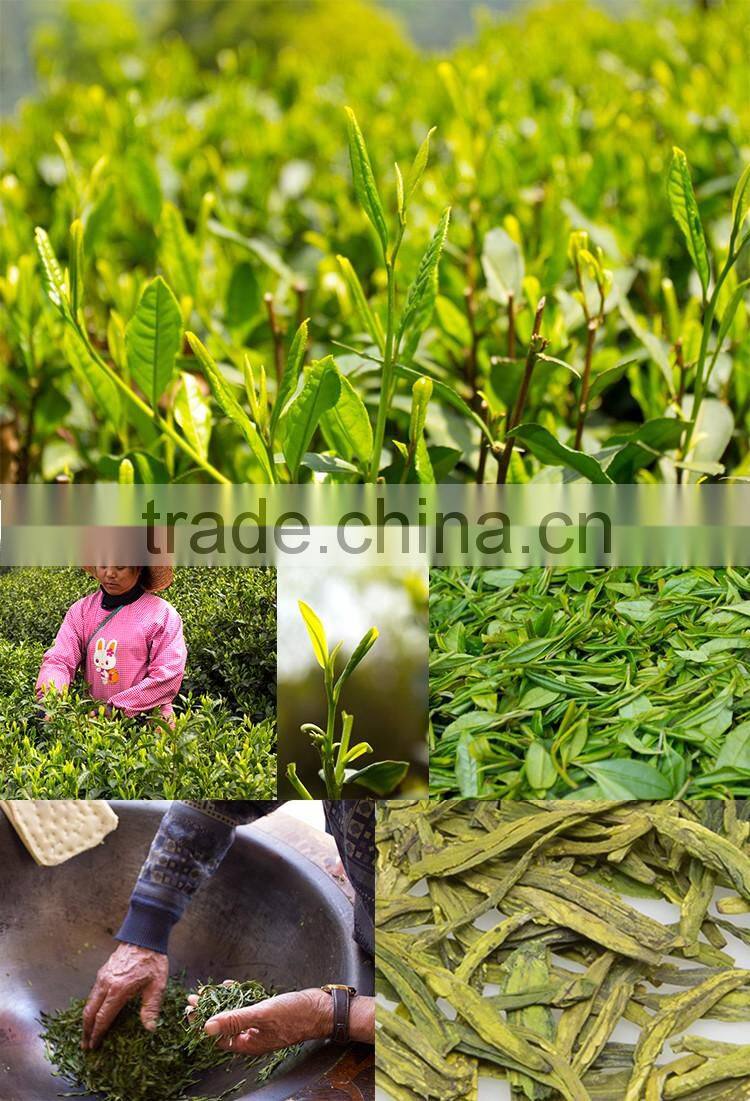 China Green Tea Biluochun ( Pi Lo Chun ), Handmade Natural Refined Green Tea Weight Loss Pyramid Tea Bag