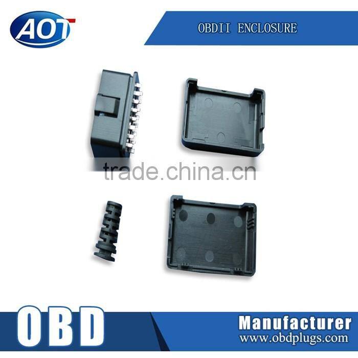 New Shell Shape Black or White Shell For OBDII With J1962 Male Connector
