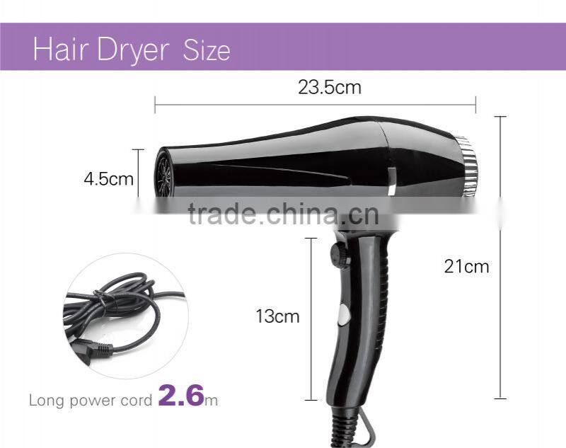 1800-2000W AC motor hair dryer. Variable speed Professional hair dryer