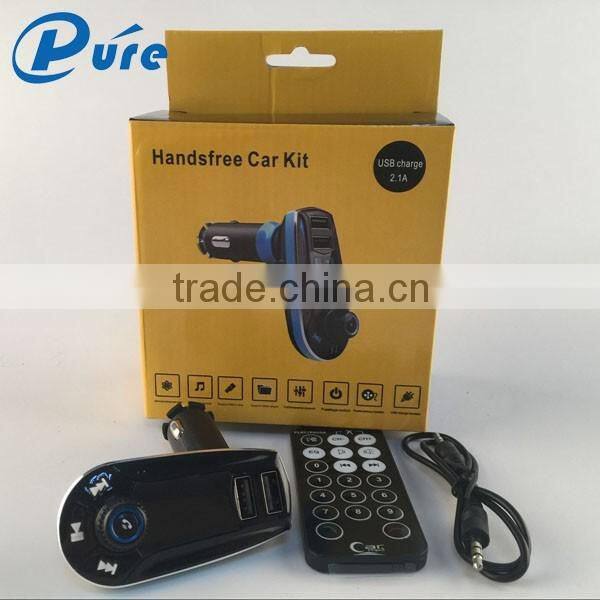 New Portable Rechargeable Bluetooth V2.1 Cell Phone Handsfree Speaker Car Kit with LED Screen Display