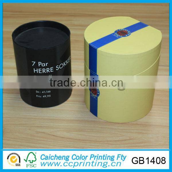 Round gift tube packing cosmetic packaging tube box