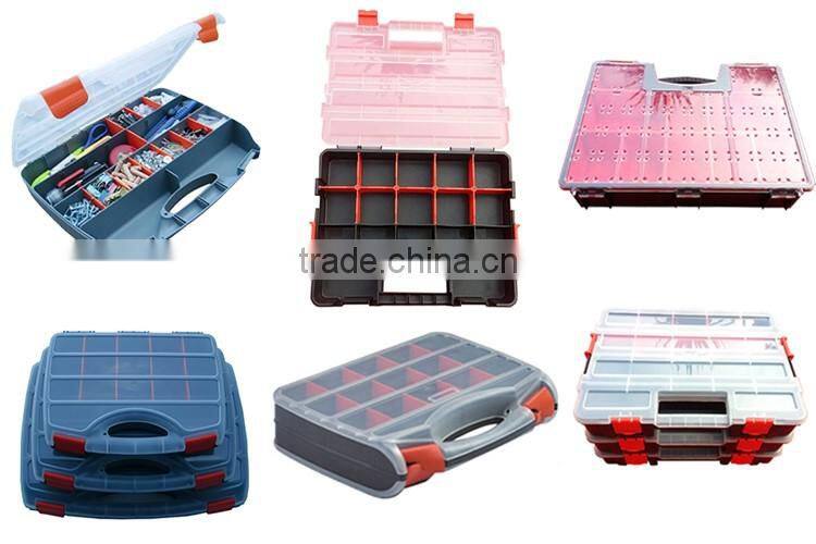 Convenient and practical to use plastic attached lid storage box from industrial