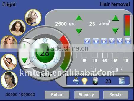 2014 New Portable 2 in 1 e-light IPL for hair removal and skin care with CE ISO TUV