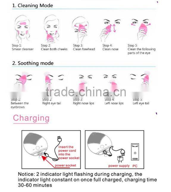 Mini electric face washing cleaner/cleaning facial brush/beauty tool facial brush personal beauty tools Sonic Facial Cleaner