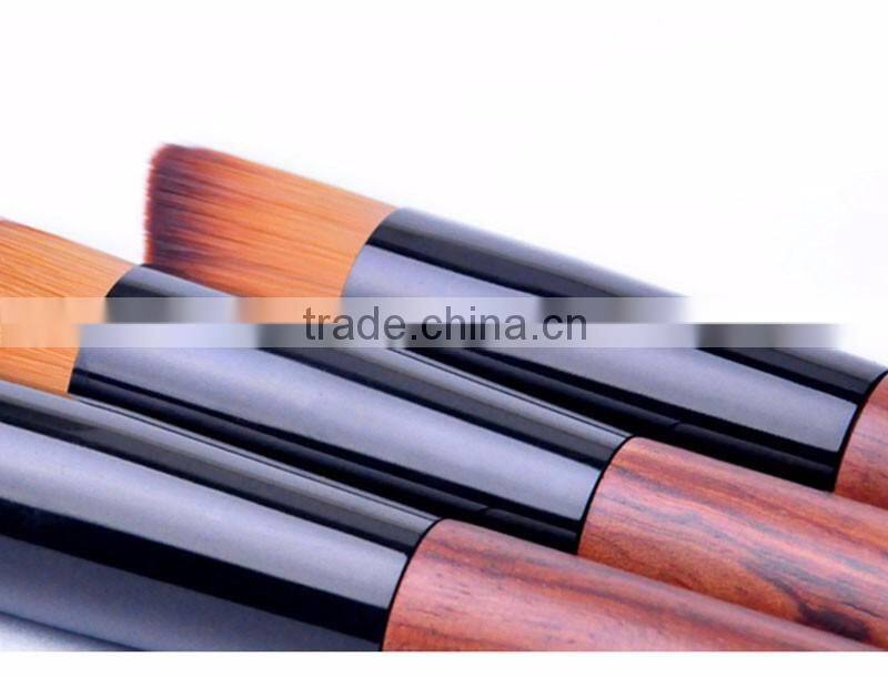 Synthetic hair professional makeup brushes