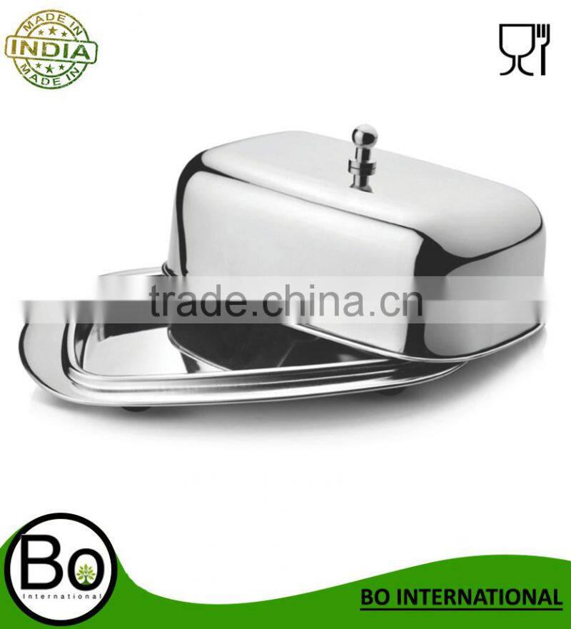 Stainless Steel Butter Dish with Lid