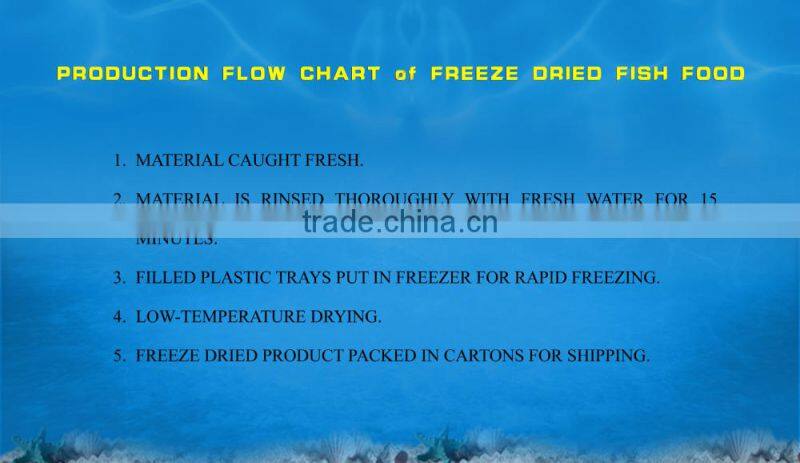 Aquarium fish food Bottled freeze dried mealworm