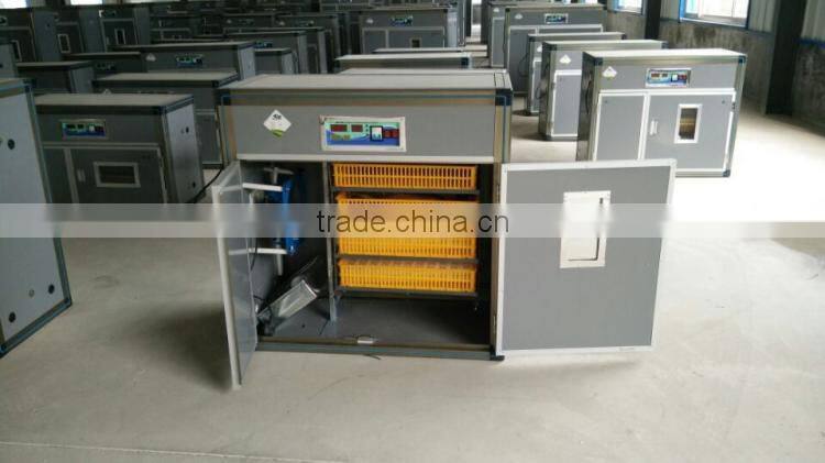 high quanlity new material automatic chicken egg incubator 528 eggs