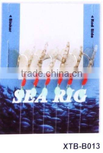 high quality insect like light feather fishing lures sea fishing rigs