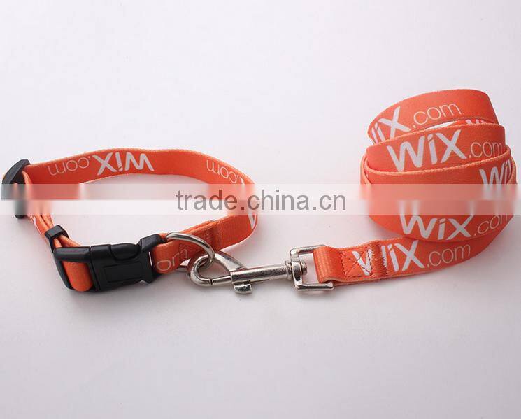 Direct factory printed pet dog collars and leashes