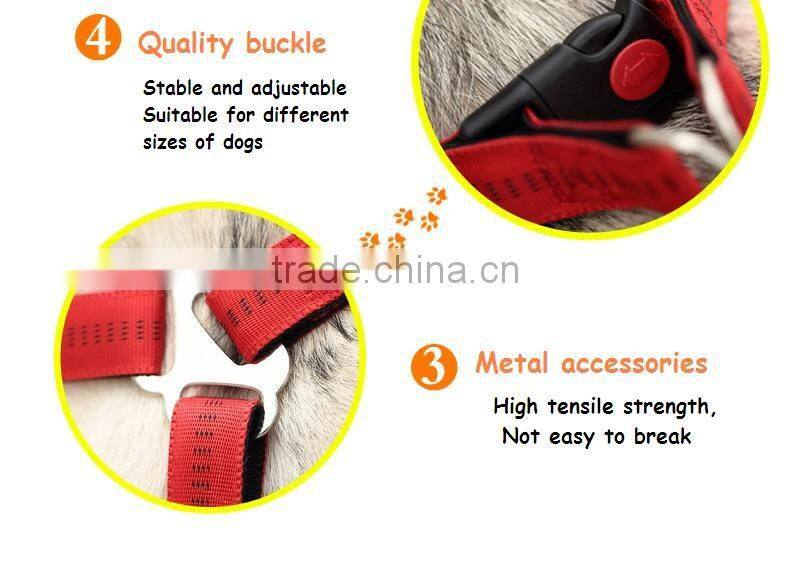Wholesale pet dog leash and dog harness vest