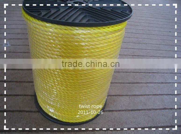 3 strands twist polypropylene rope