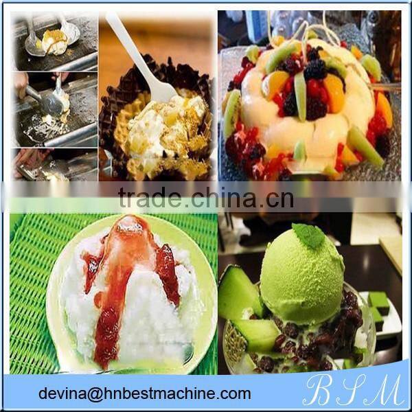 Thailand hot sale 2+1 mix flavour floor standing ice cream machine