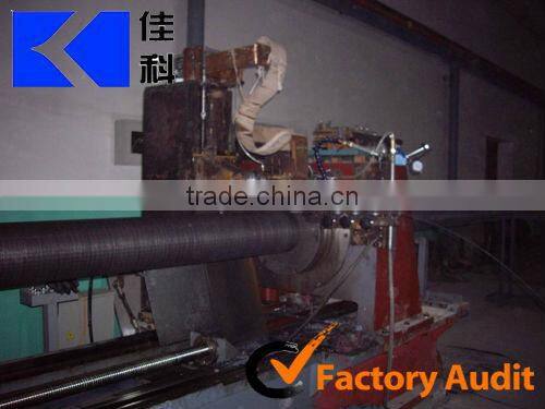 Wedged wire screen winding welding machine