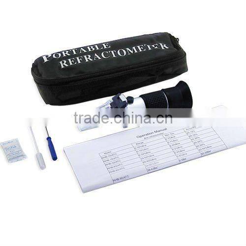 Portable Honey Refractometer Beekeeping Tester/ Bees 58-90% Brix / 38-43 Be' (Baume) / 12-27% Water Range