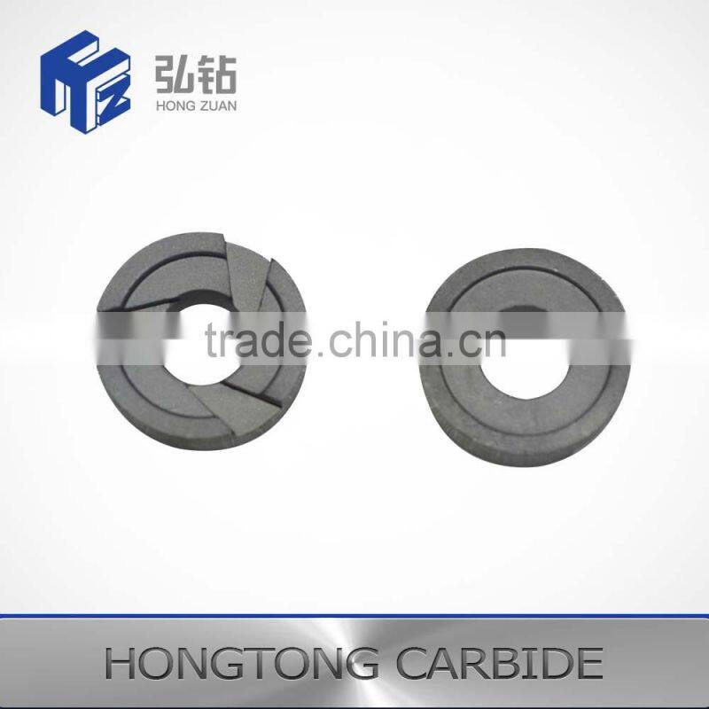 3 Ways Swirl Cylindric Hole Tungsten Carbide Seat