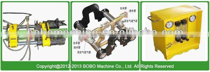 Portable type gas pressure rail welding machine