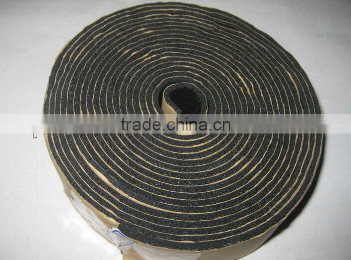 nitrile adhesive white NBR rubber insulation foam tape rolls