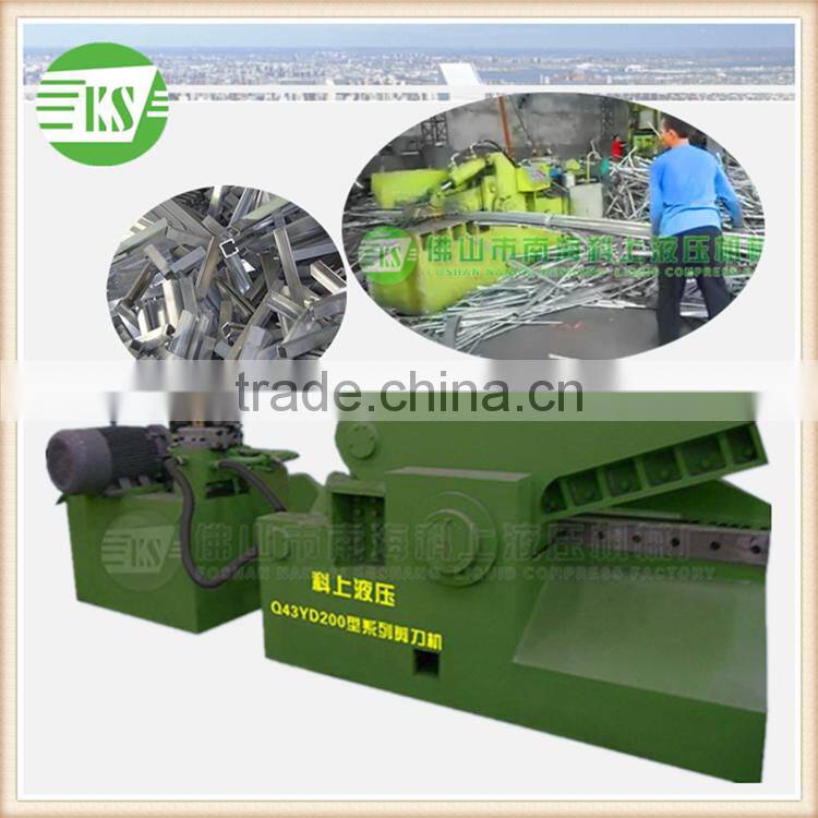 Q43YD-200 Guangdong Factory Automatic Hydraulic Crocodile Steel Cutter