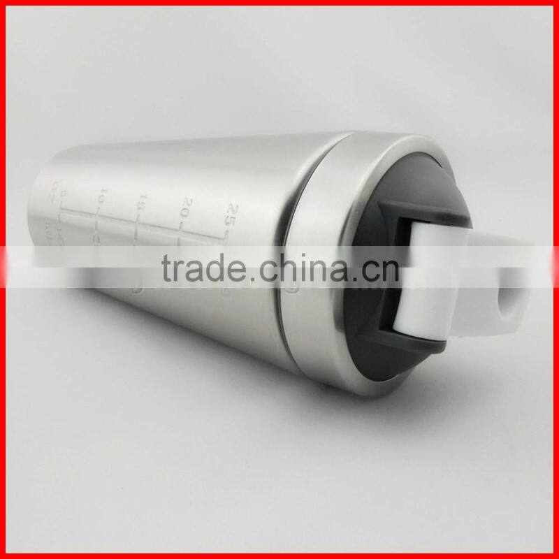 Stainless Steel Protein Shaker Bottle On Whey Protein for Fitness