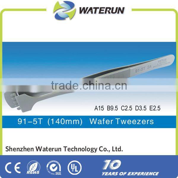 Vetus 91-5L/90-5T Wafer Tweezers, 302 Stainless Steel Tweezers,Wafer special forceps