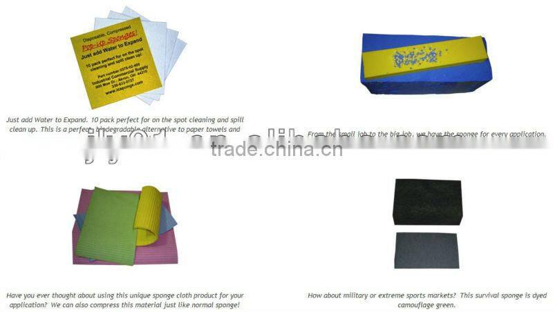 2015 Compressed Sponge Round Multi Color