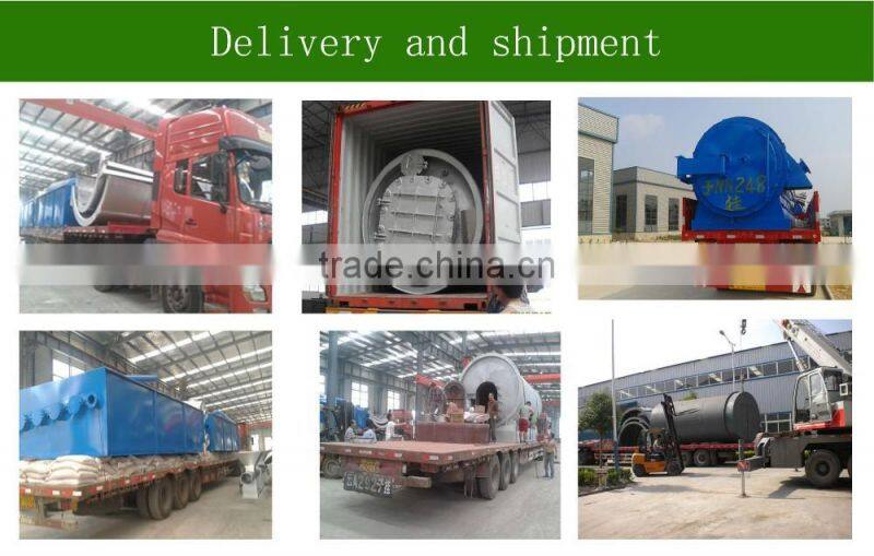 10TPD Intermittent type 90% oil output plastic recycling to oil pyrolsysis machine