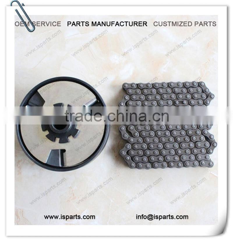 #35 chain 5/8" bore 11 Tooth Max Torque Clutch and #35 Chain Mini Bike Go Kart Parts
