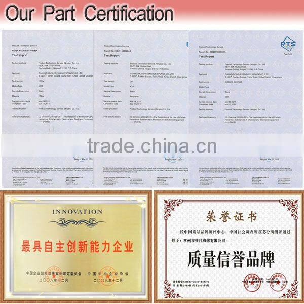 75 density housing Electronic equipment Heat-resisting rubber seal strip sponge rubber door seal strip