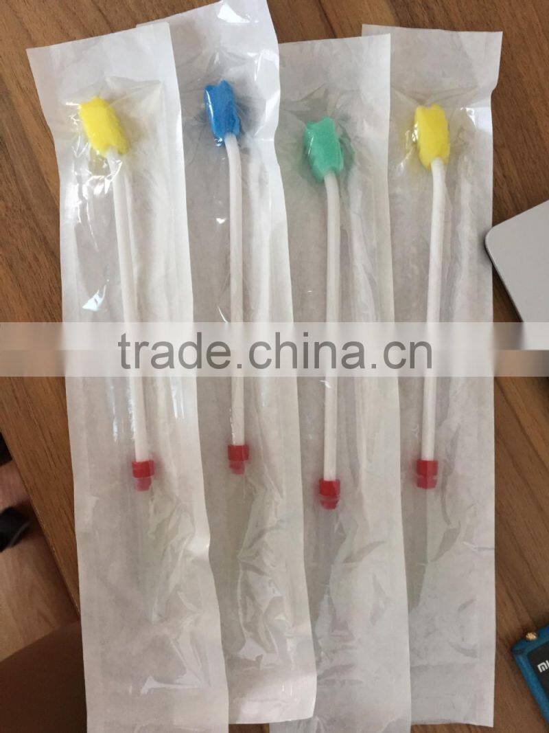Changzhou factory directly sell medical sponge, sponge oral swab, sponge swab
