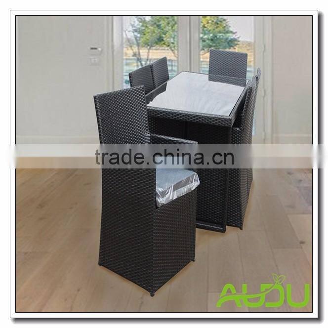 Audu Texas Outdoor Garden Rattan Dining Set