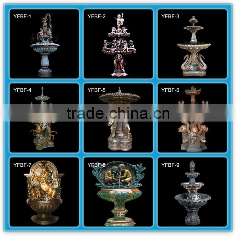 Large Outdoor Bronze Statue Water Fountain